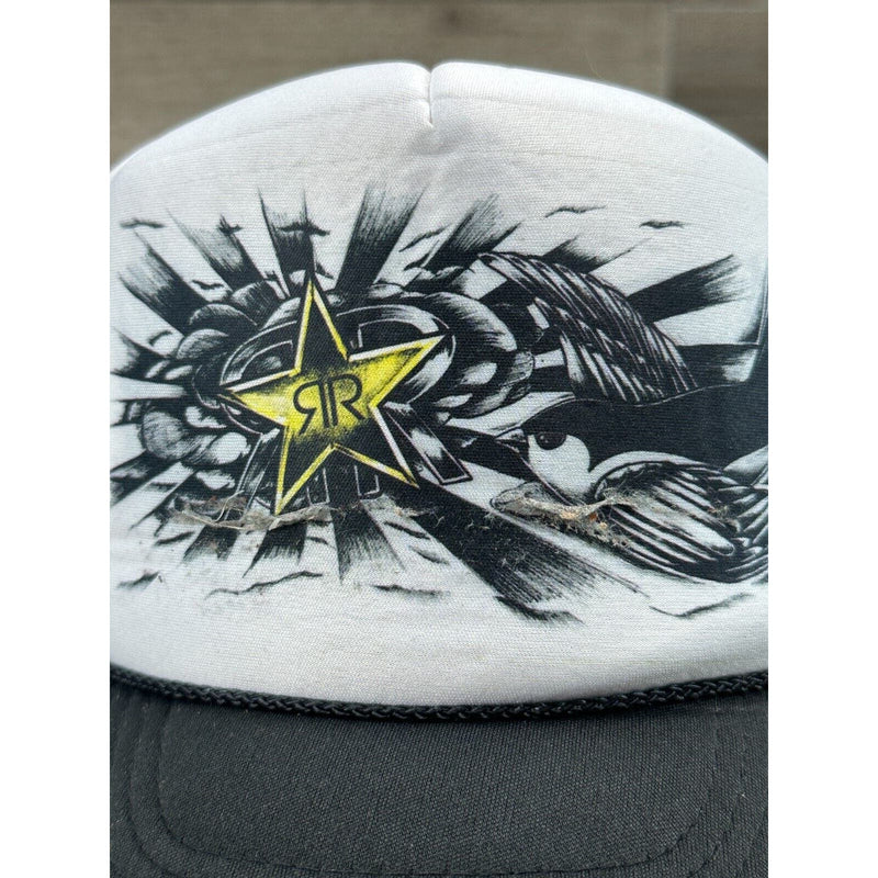 ROCKSTAR Energy Drink Snapback Trucker Hat Cap Nissun Cap Adjustable