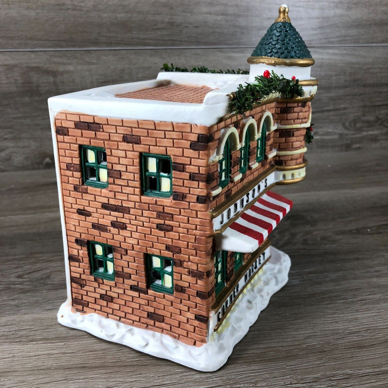 1992 Christmas Valley Heartland Collection Lighted Johnsons Corner Market