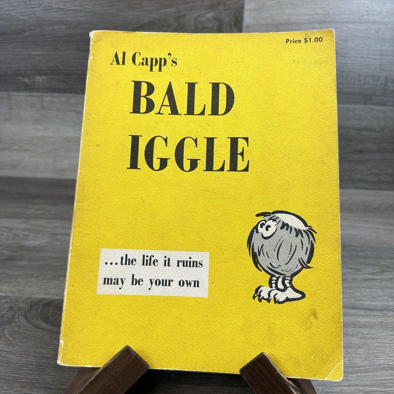 BALD IGGLE Al Capp 1956 Soft Cover Cartoons ILLUSTRATED Book