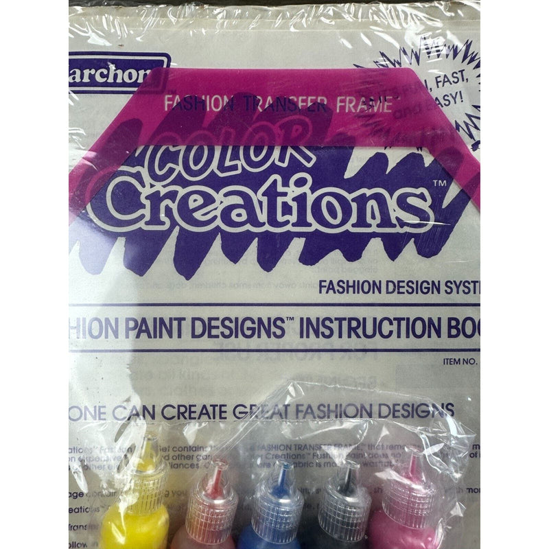 Color Creations Fashion Paint Designs Instruction Book New Still Sealed