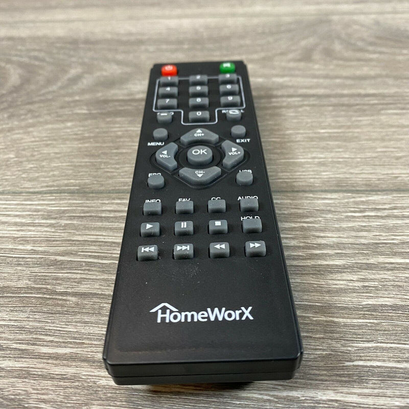 HomeWorX Remote Control HW180STB TV Converter Box