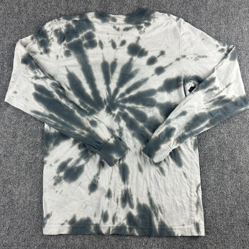 Ghost Face Shirt Small Gray Tie Dye Graphic Crew Neck Long Sleeve Scream