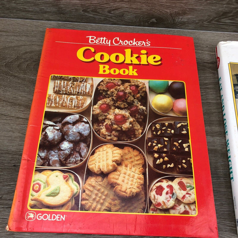 Betty Crocker Lot of 3 Cookie Cookbook Eat and Lose Weight Books