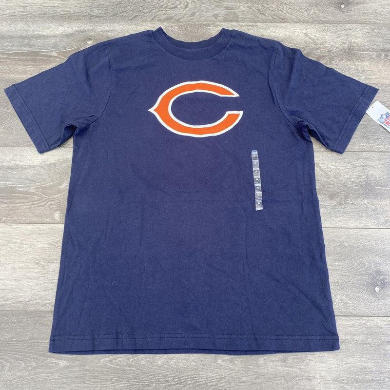 NFL Team Apparel Chicago Bears T Shirt Youth XL Blue Short Sleeve