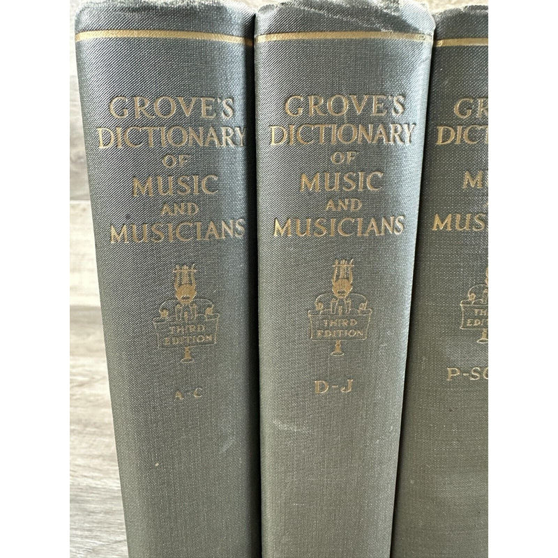 1935 Grove's Dictionary Of Music And Musicians 4 Book Lot By Coles, H. C.