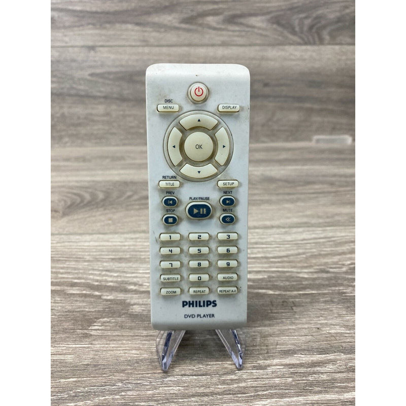 Genuine Philips 314107936321 DVD Player Remote Control White Black Original