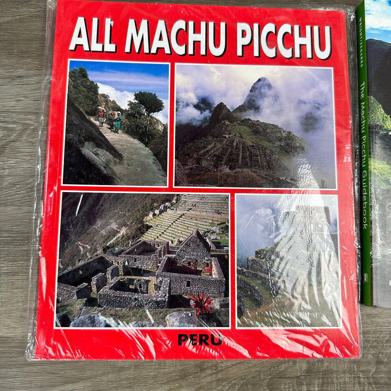 Peru Machu Picchu Book Lot of 3 Guidebook with Maps