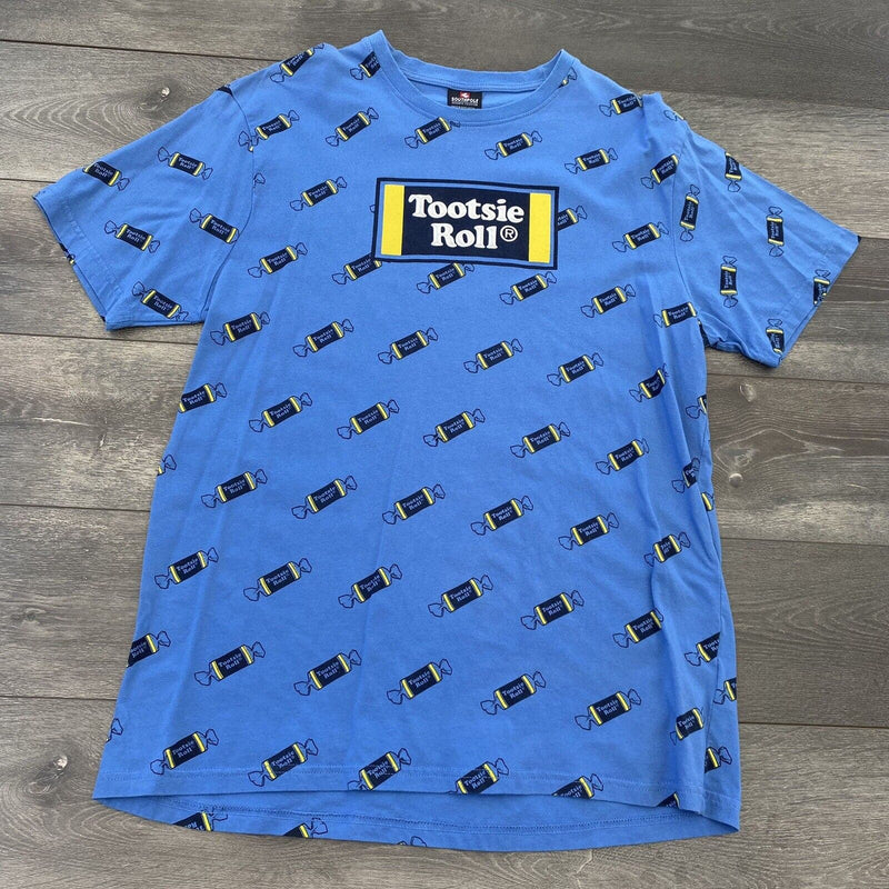 South Pole Tootsie Role All Over Print T Shirt Blue Yth Extra Large Short Sleeve