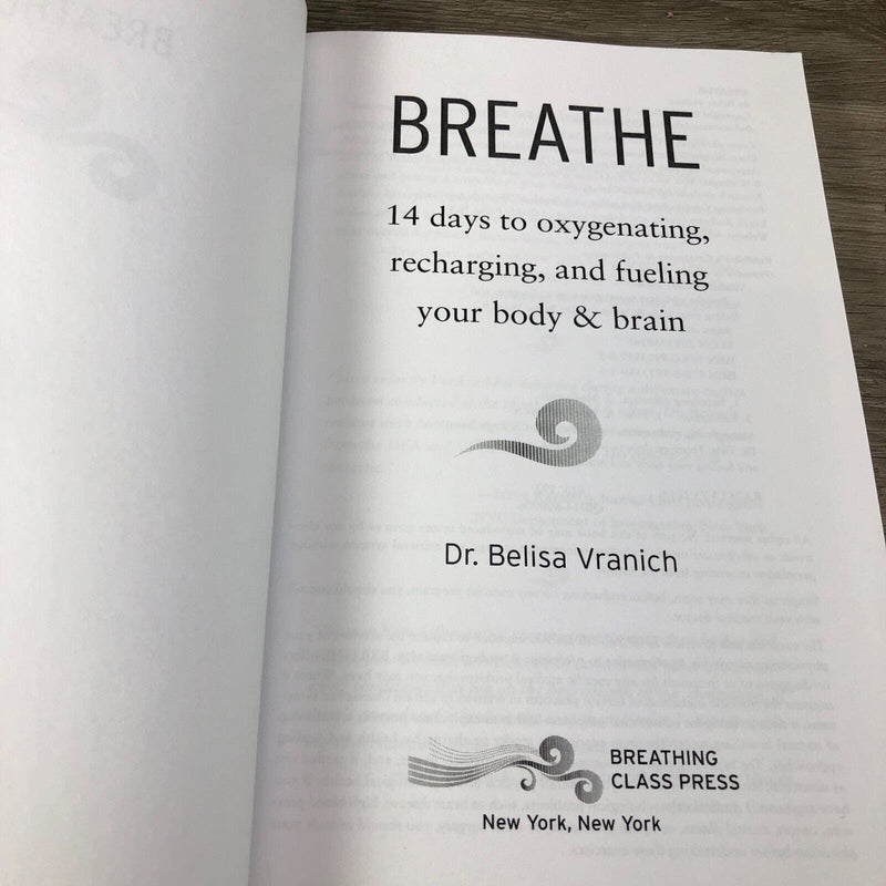 Breathe Paperback By Dr. Belisa Vranich Book