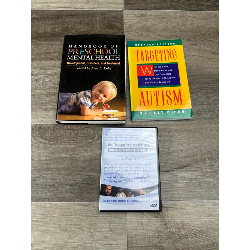 Preschool Mental Health Targeting Autism Book and Voice of People w/ Autism DVD