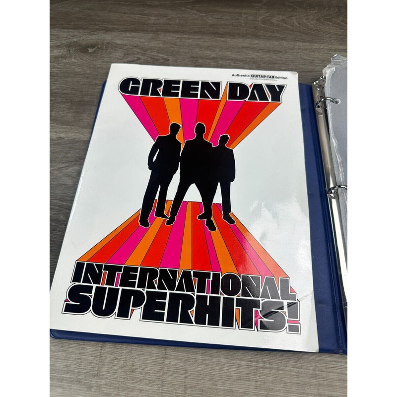 Blink 182 Music Sheets and Green Day Music Book Authentic Guitar Tab Superhits