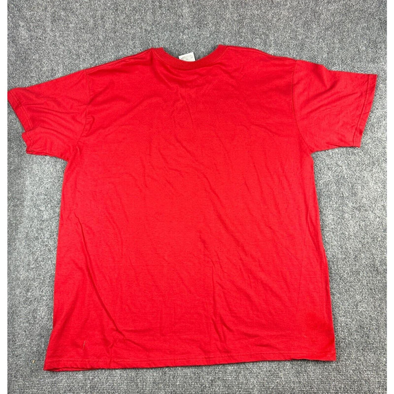 Nike Red Swoosh Logo T Shirt Tee Shirt Adult Size XXL