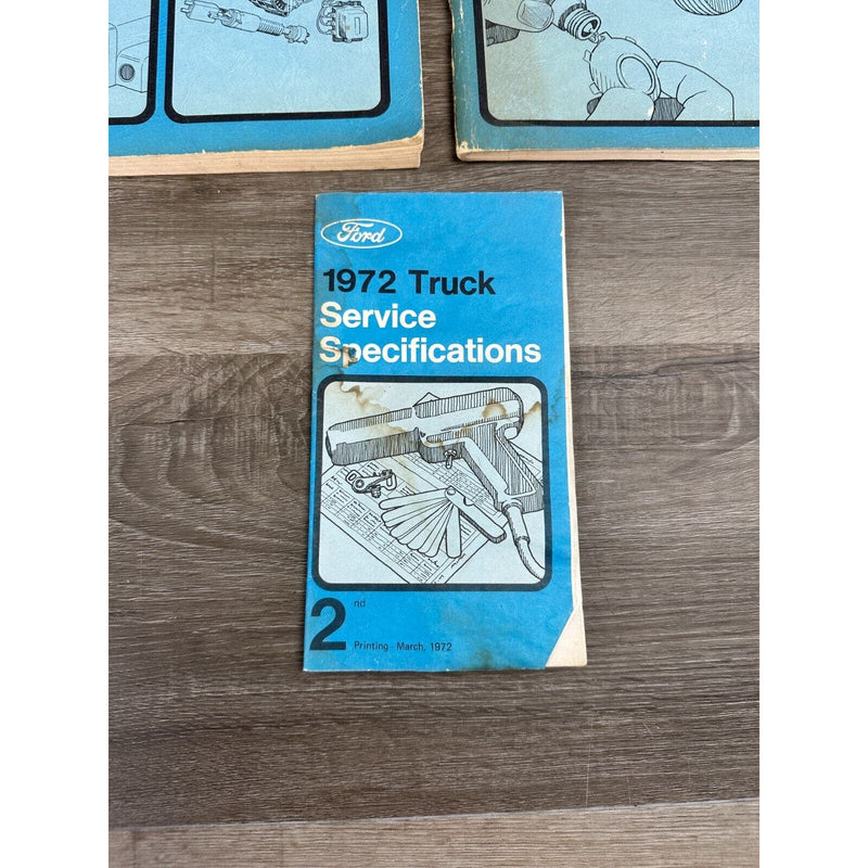 1972 Ford Truck Shop Manual Vol. 3,4,5 & Truck Service Specifications Book