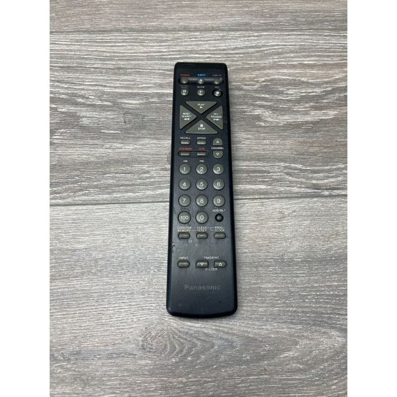 Genuine Panasonic VCR TV Handheld Remote Control VKFS0938 Black