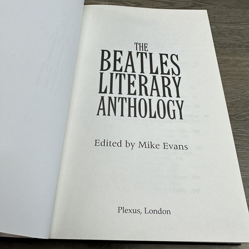 The Beatles Literary Anthology Book Lennon McCartney Ringo Music History Rock