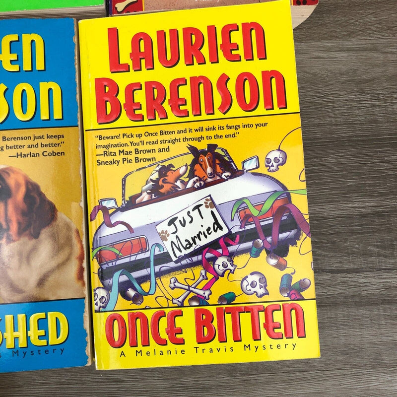 Lot of 12 Laurien Berenson Hot Dog Best in Show Underdog Hush Puppy Paperback