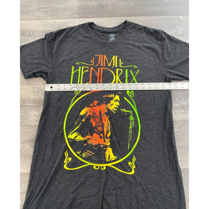 Authentic Hendrix T Shirt Jim Hendrix Rock and Roll Large Black Short Sleeve