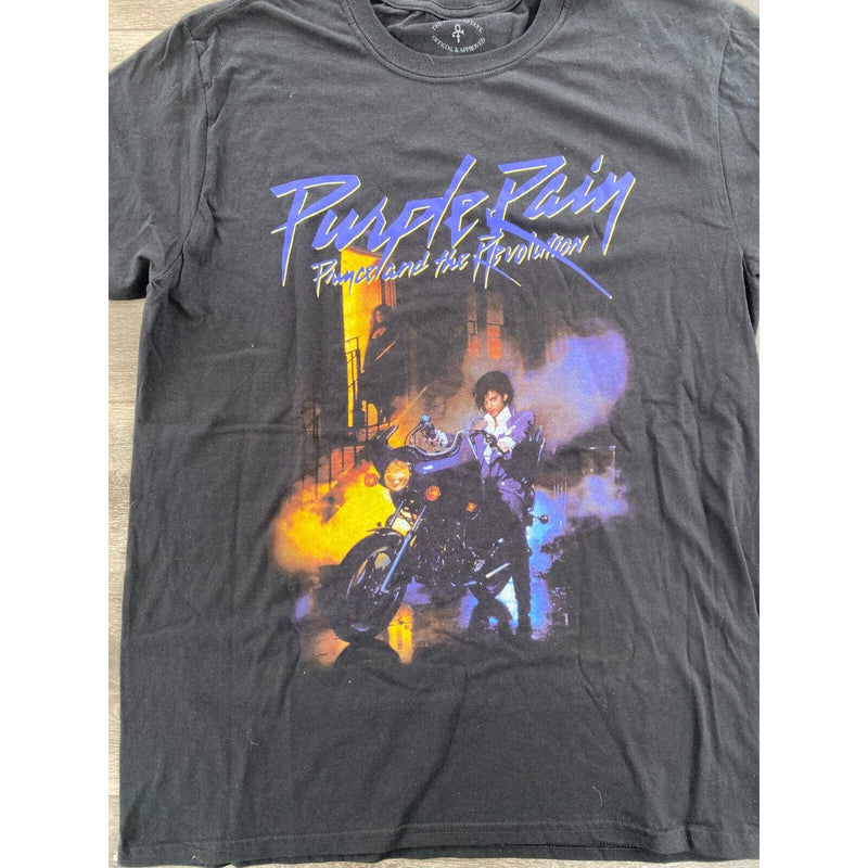 The Prince Estate Purple Rain Prince and the Revolution T Shirt Large Black