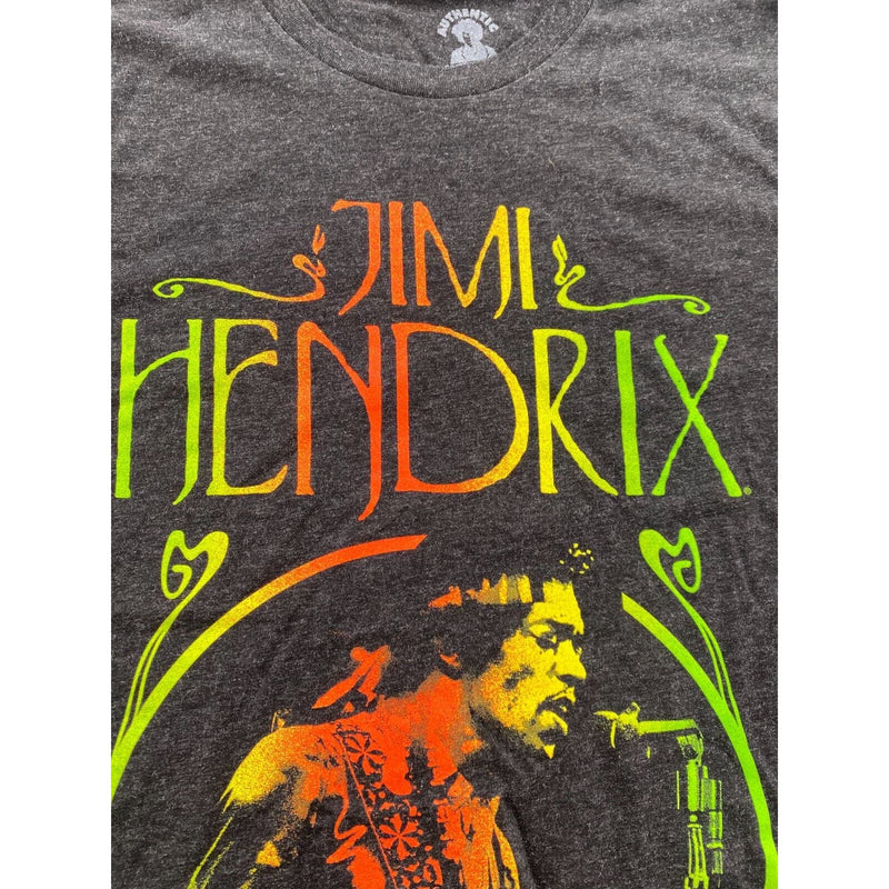 Authentic Hendrix T Shirt Jim Hendrix Rock and Roll Large Black Short Sleeve