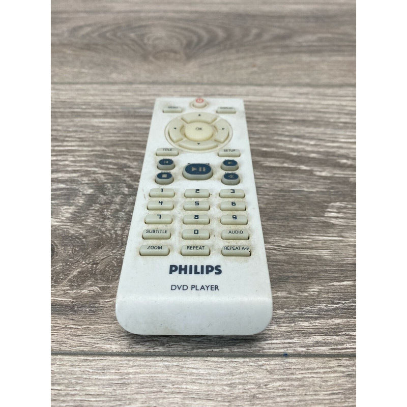 Genuine Philips 314107936321 DVD Player Remote Control White Black Original