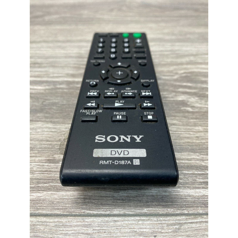 Genuine Sony RMT-D187A DVD Player Remote Control Original Black OEM